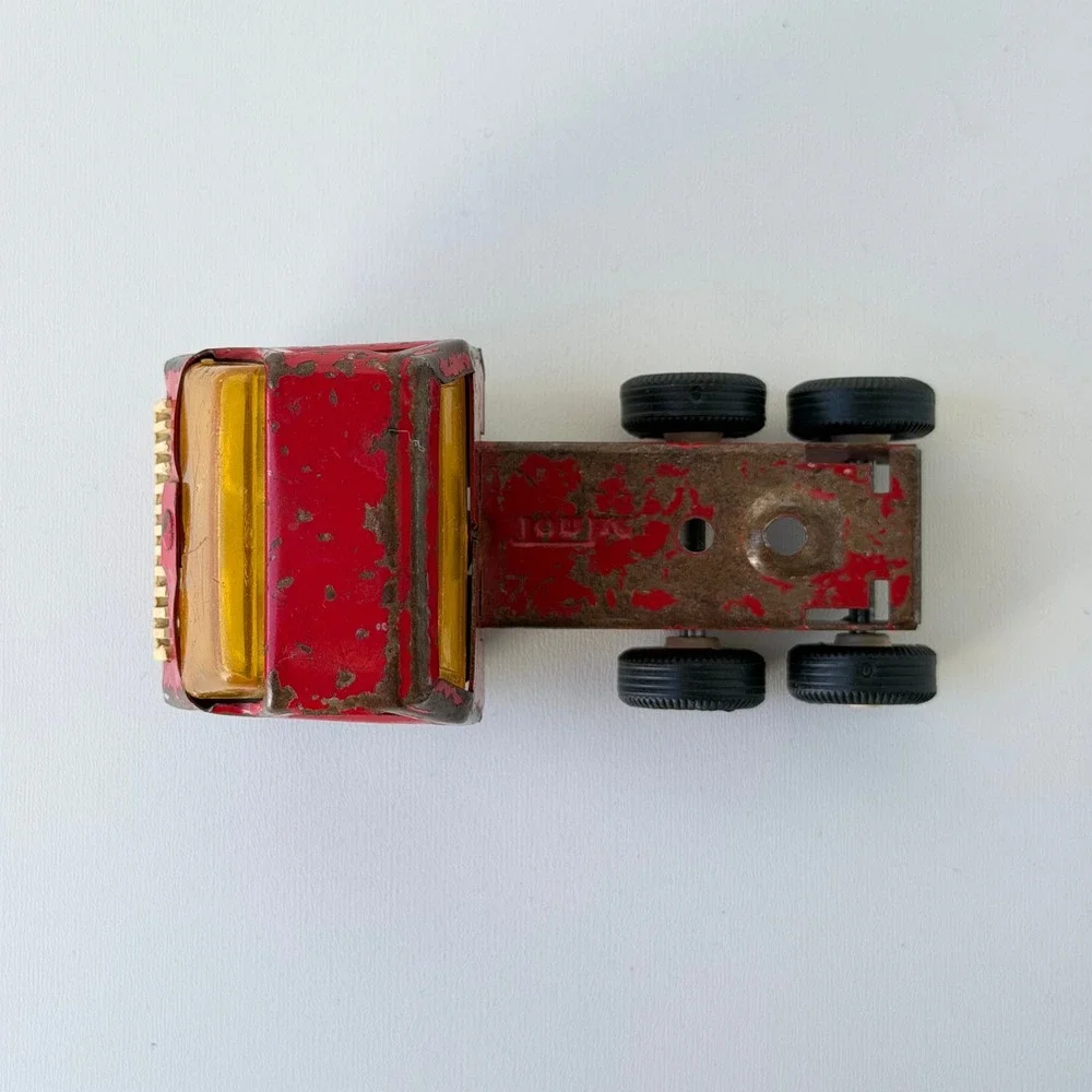 Vintage 70s Tonka Diecast Cab Semi Truck Red Retro Metal Toy Vehicle